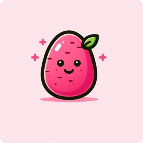 The Simple Food Log app icon, a smiling pink sweet potato